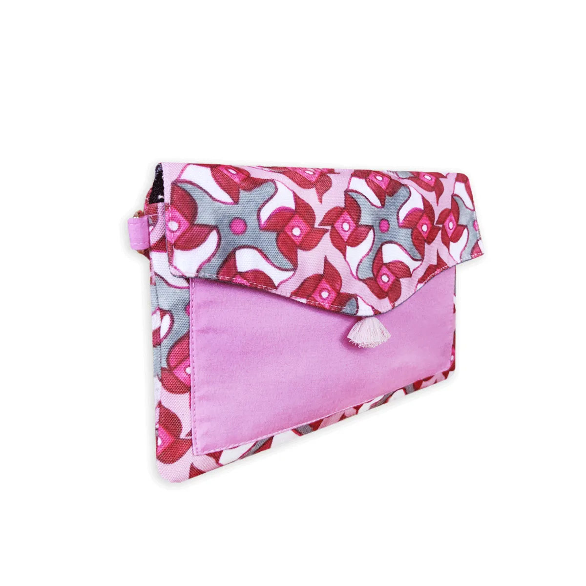 Pink Pin-wheel Sling Bag