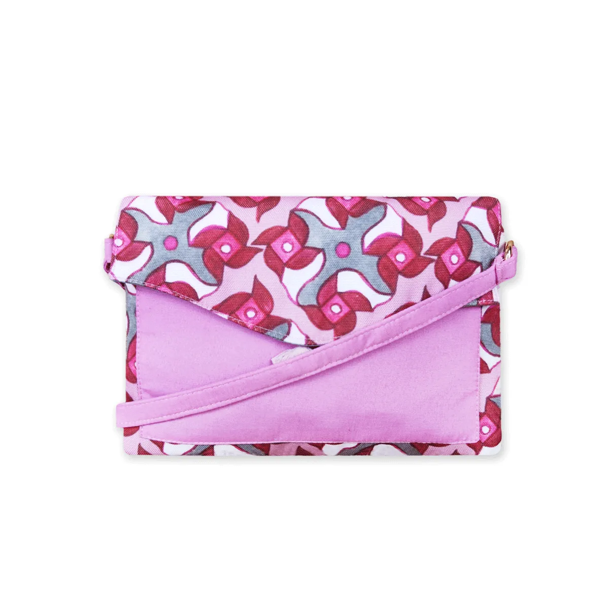 Pink Pin-wheel Sling Bag