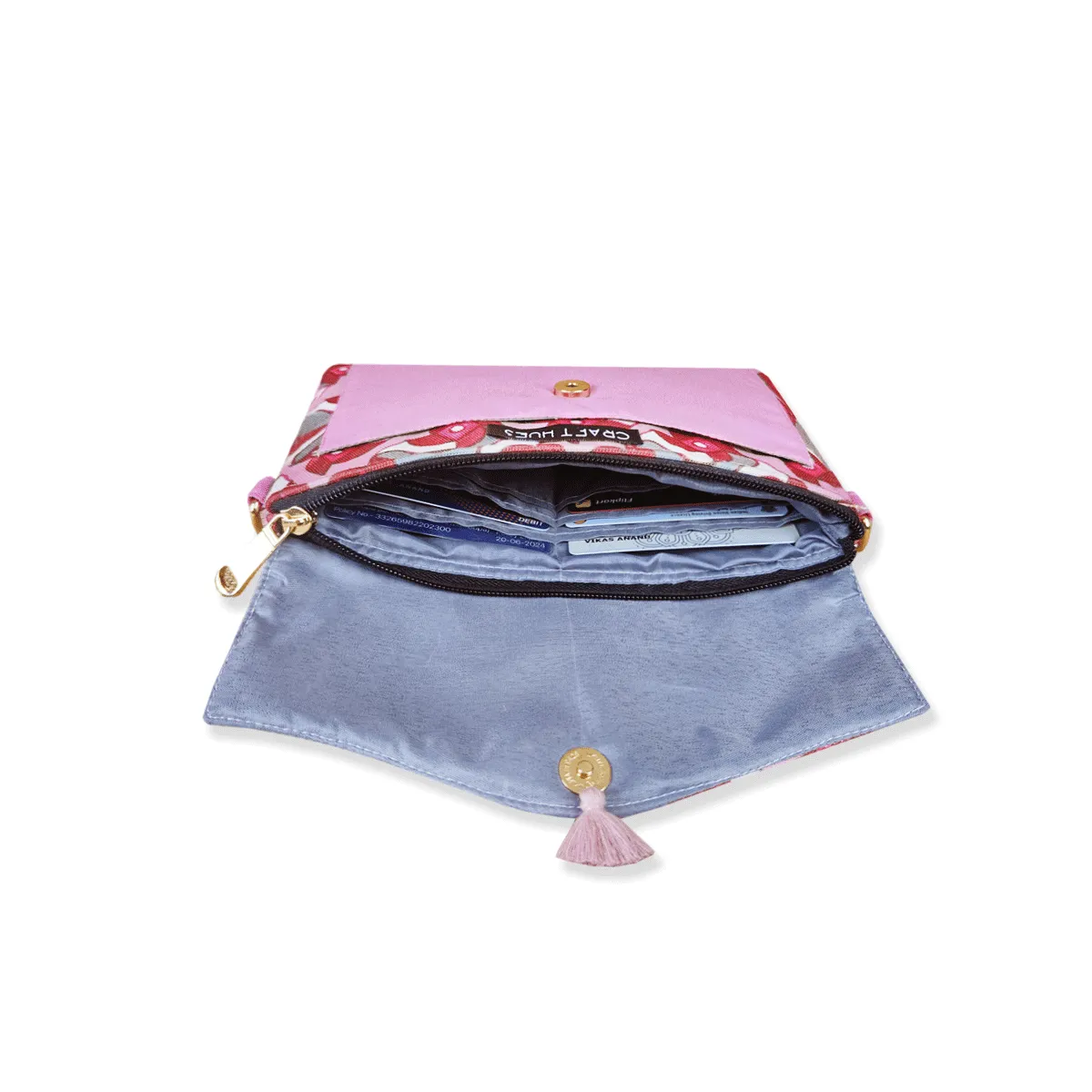 Pink Pin-wheel Sling Bag