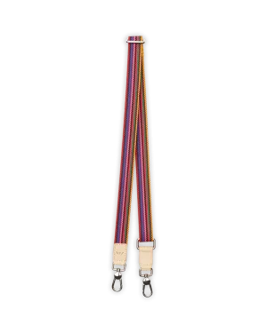 Pink Slim Webbing Crossbody Strap