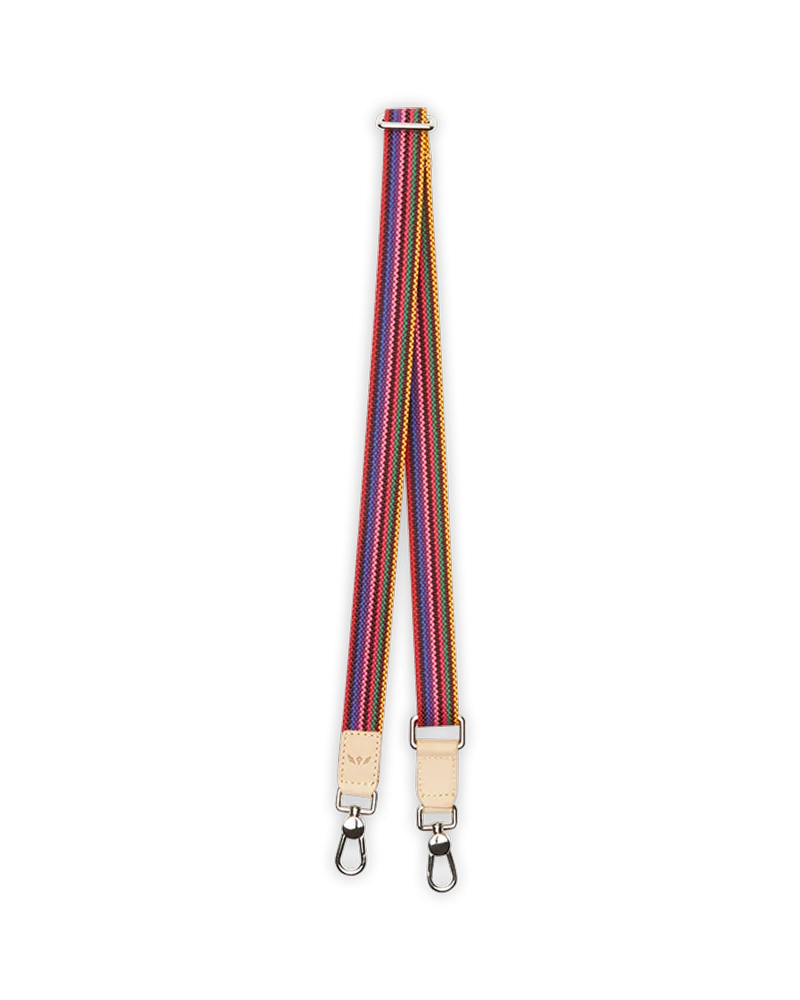 Pink Slim Webbing Crossbody Strap