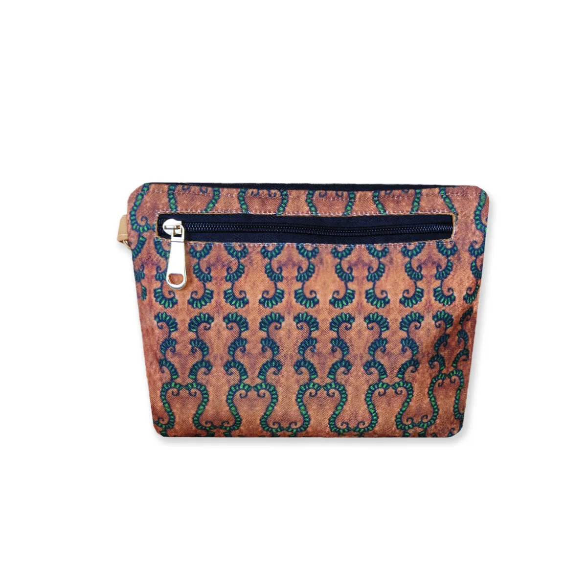 Pleated Beige Sling Bag