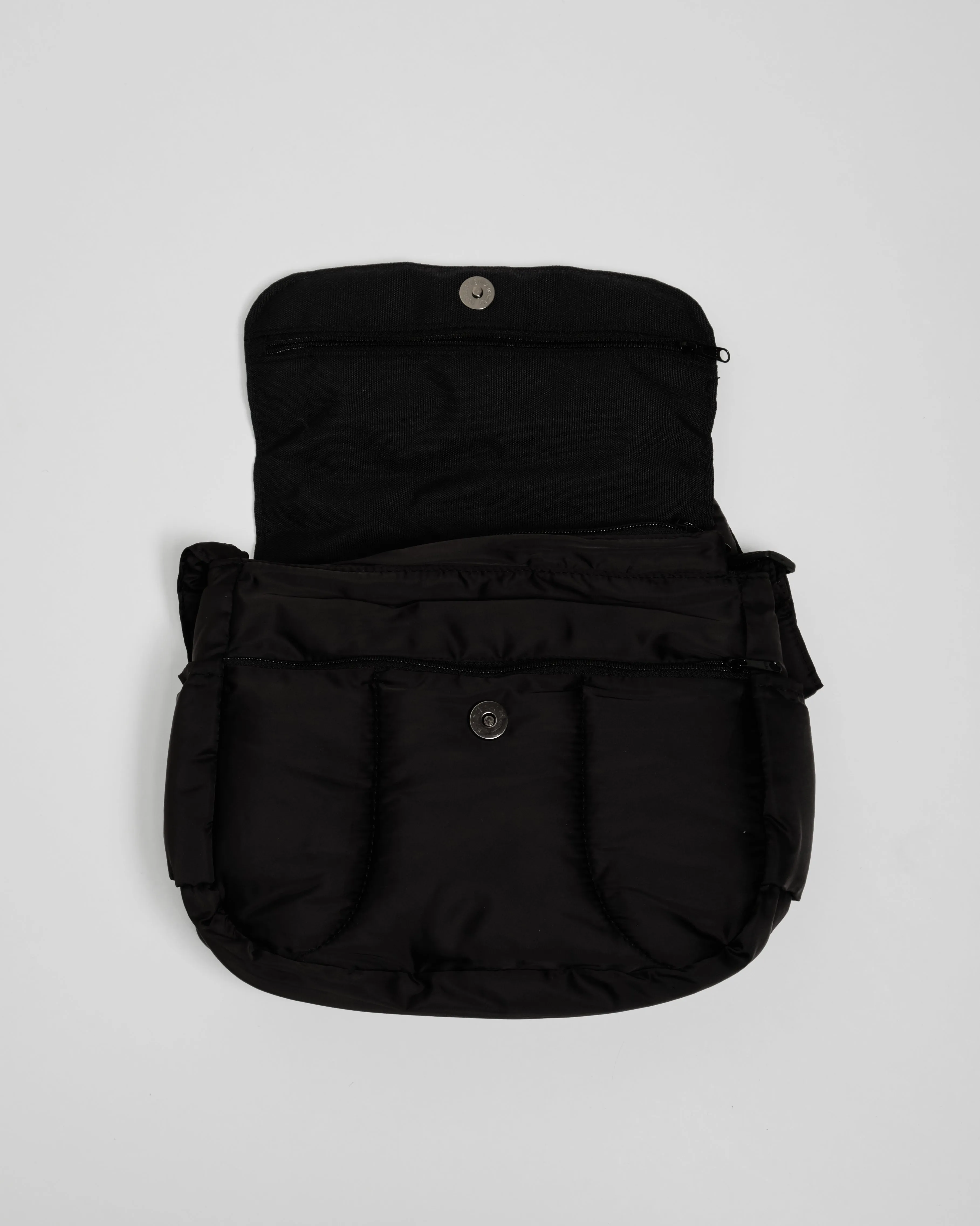 Puffies Black Multi-Carry Crossbody Bag