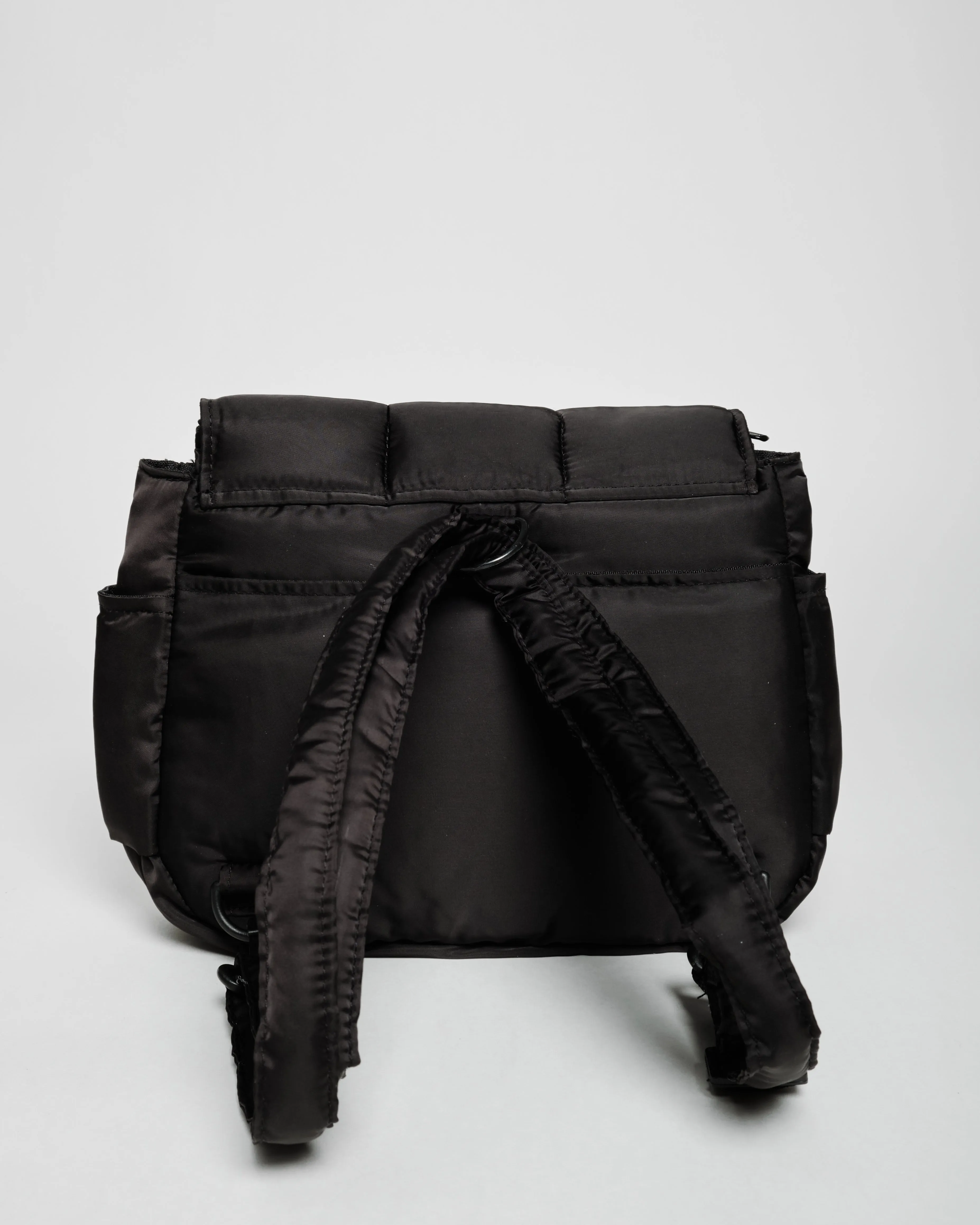Puffies Black Multi-Carry Crossbody Bag