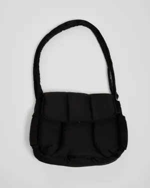 Puffies Black Multi-Carry Crossbody Bag