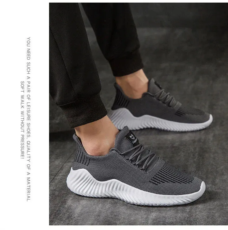 Shoes Men High Quality Male Sneakers Breathable White Fashion Gym Casual Light Walking Plus Size Footwear 2022 Zapatillas Hombre
