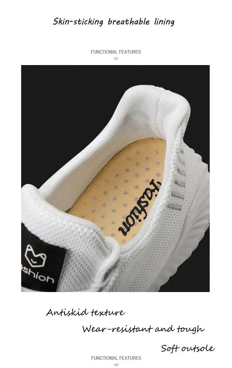 Shoes Men High Quality Male Sneakers Breathable White Fashion Gym Casual Light Walking Plus Size Footwear 2022 Zapatillas Hombre