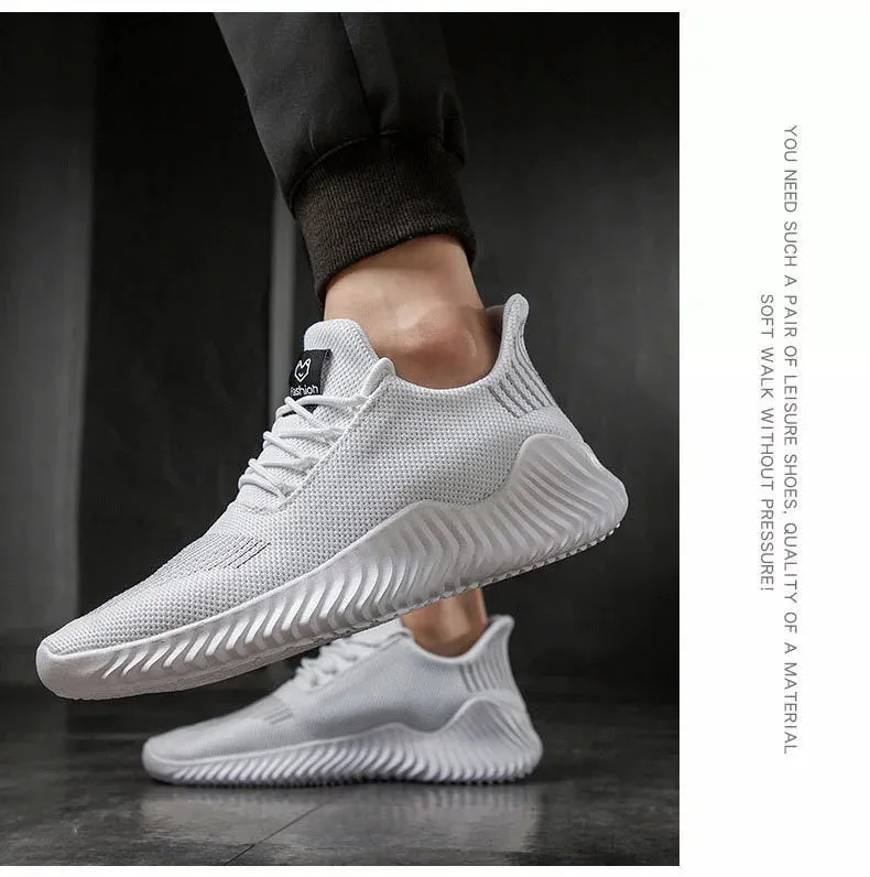 Shoes Men High Quality Male Sneakers Breathable White Fashion Gym Casual Light Walking Plus Size Footwear 2022 Zapatillas Hombre