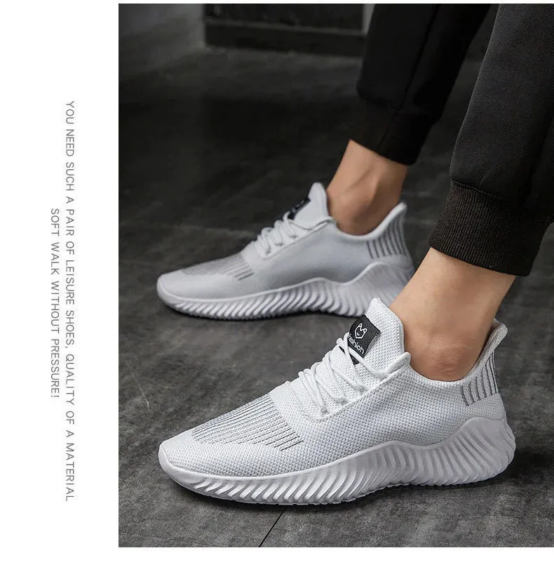 Shoes Men High Quality Male Sneakers Breathable White Fashion Gym Casual Light Walking Plus Size Footwear 2022 Zapatillas Hombre