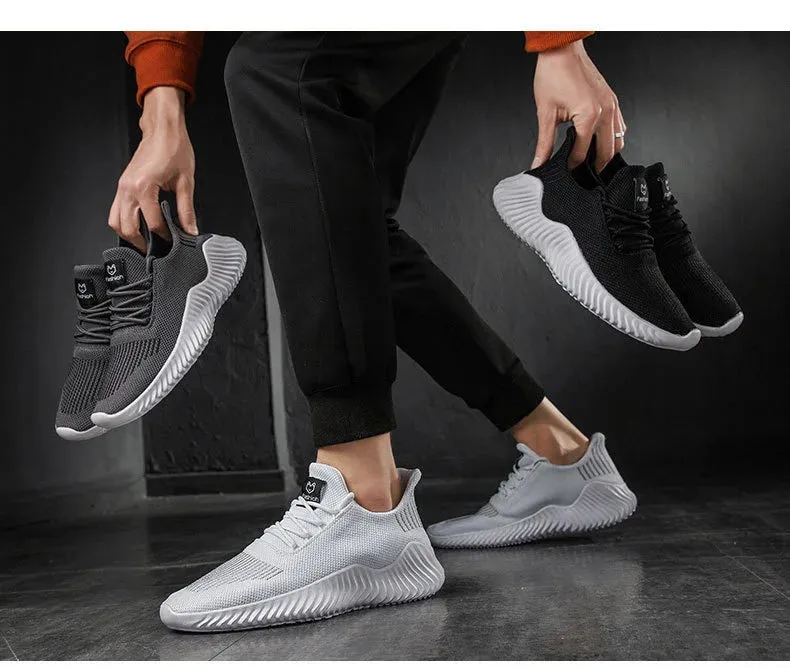 Shoes Men High Quality Male Sneakers Breathable White Fashion Gym Casual Light Walking Plus Size Footwear 2022 Zapatillas Hombre