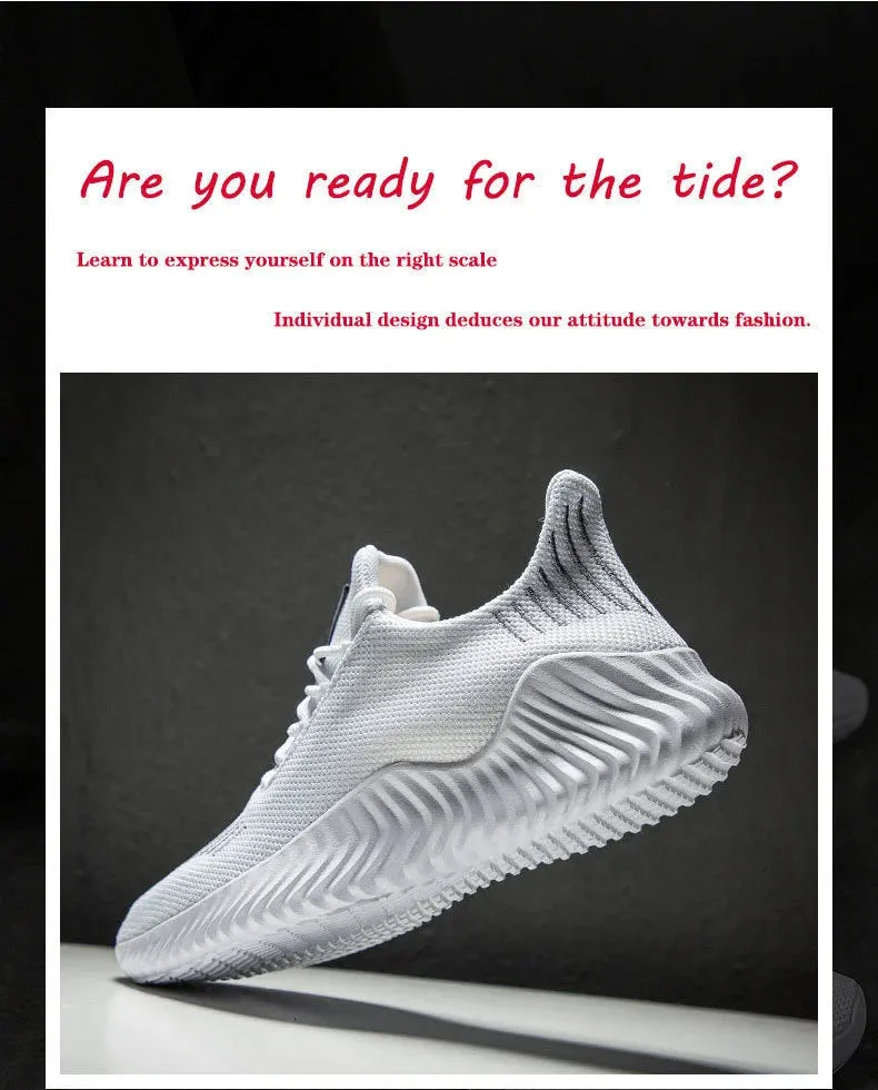 Shoes Men High Quality Male Sneakers Breathable White Fashion Gym Casual Light Walking Plus Size Footwear 2022 Zapatillas Hombre