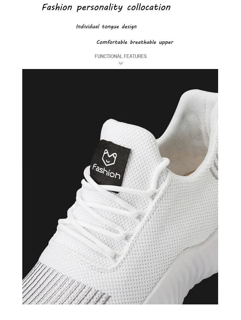 Shoes Men High Quality Male Sneakers Breathable White Fashion Gym Casual Light Walking Plus Size Footwear 2022 Zapatillas Hombre