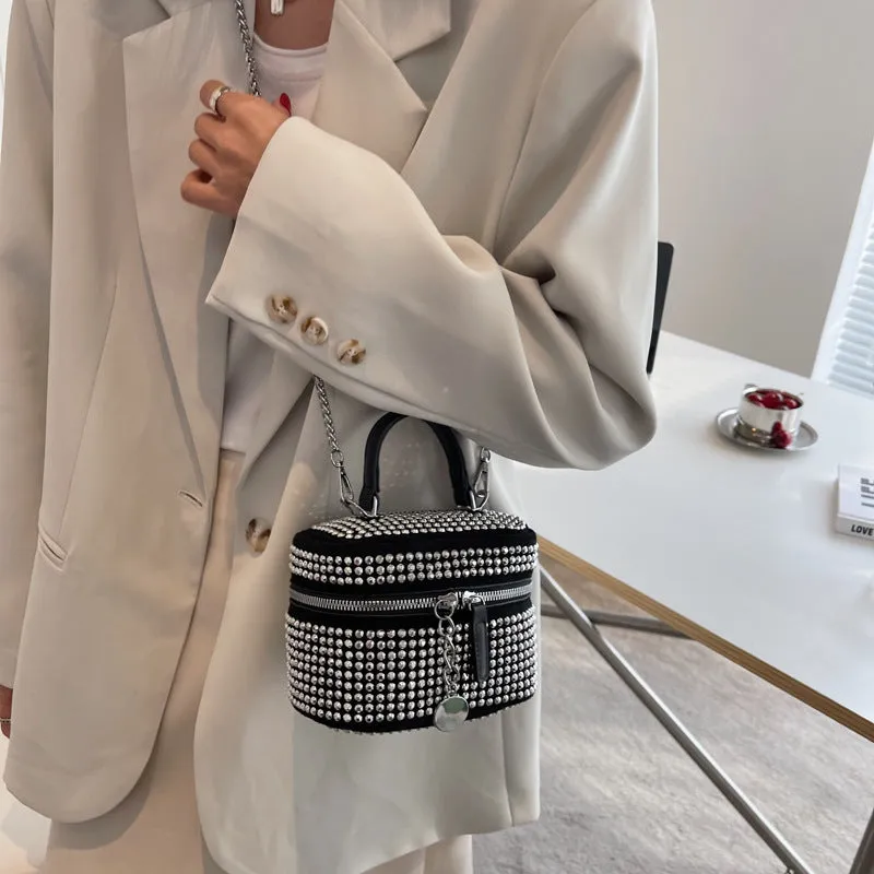 Sling Bags Rhinestone Bag Summer Chain Crossbody Bag