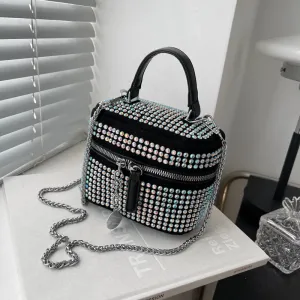 Sling Bags Rhinestone Bag Summer Chain Crossbody Bag