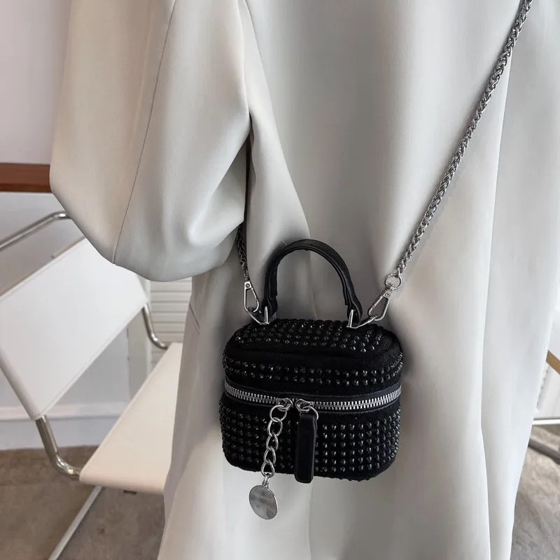 Sling Bags Rhinestone Bag Summer Chain Crossbody Bag