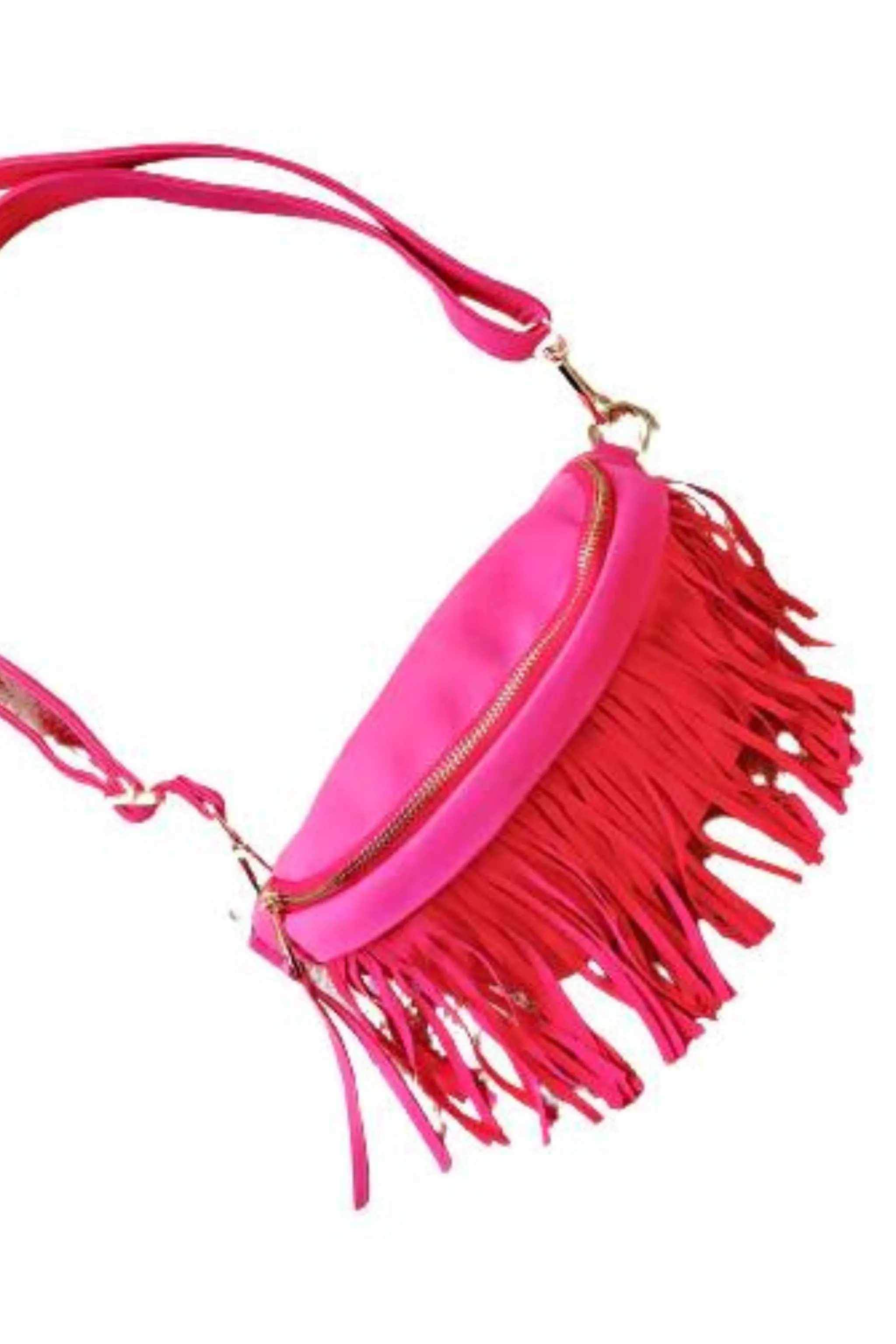 Suede Removeable Fringe - Bum Bag - Hip Bag