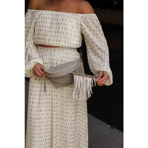 Suede Removeable Fringe - Bum Bag - Hip Bag