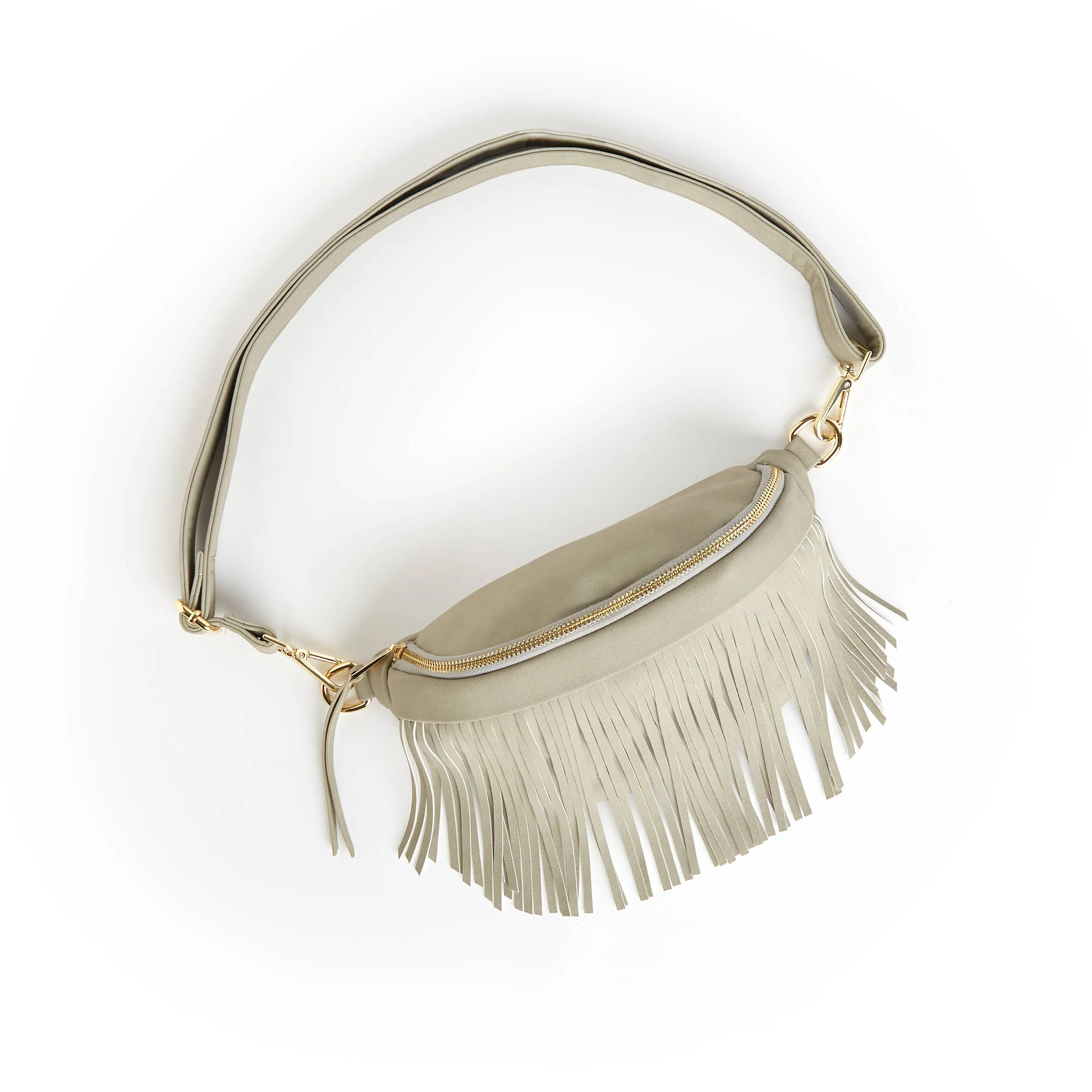 Suede Removeable Fringe - Bum Bag - Hip Bag