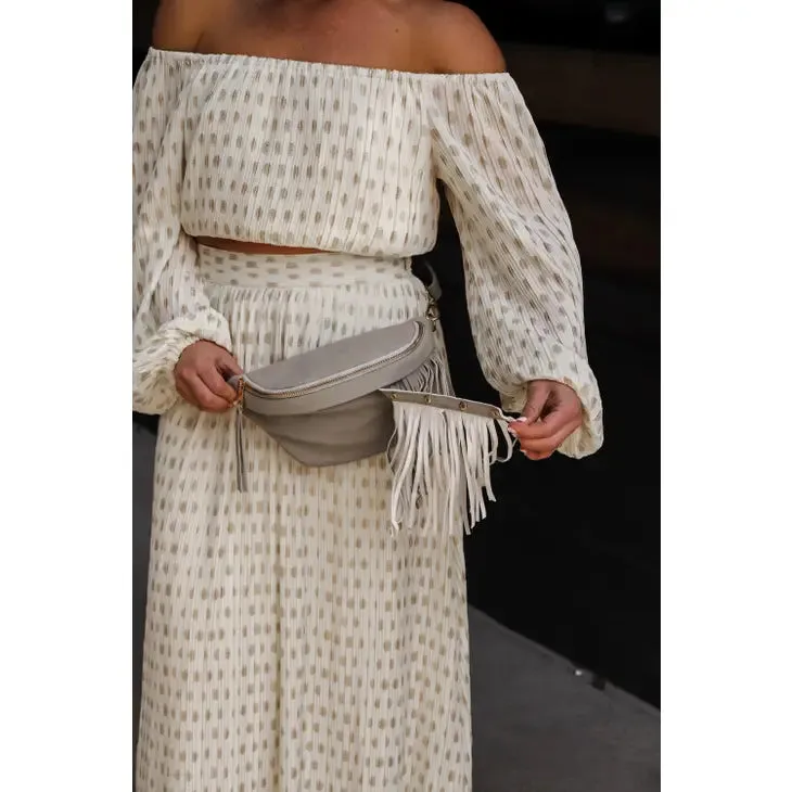 Suede Removeable Fringe - Bum Bag - Hip Bag