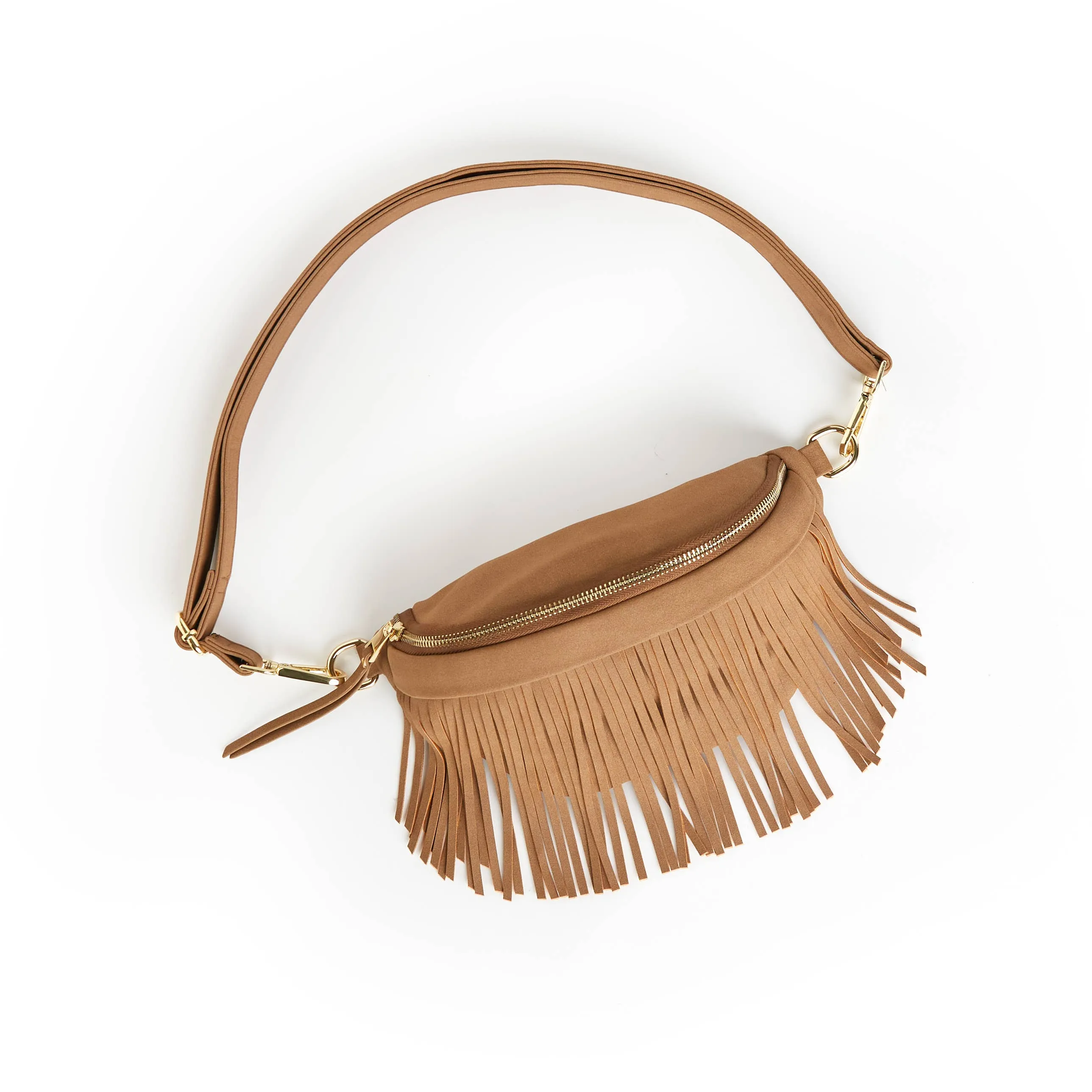 Suede Removeable Fringe - Bum Bag - Hip Bag