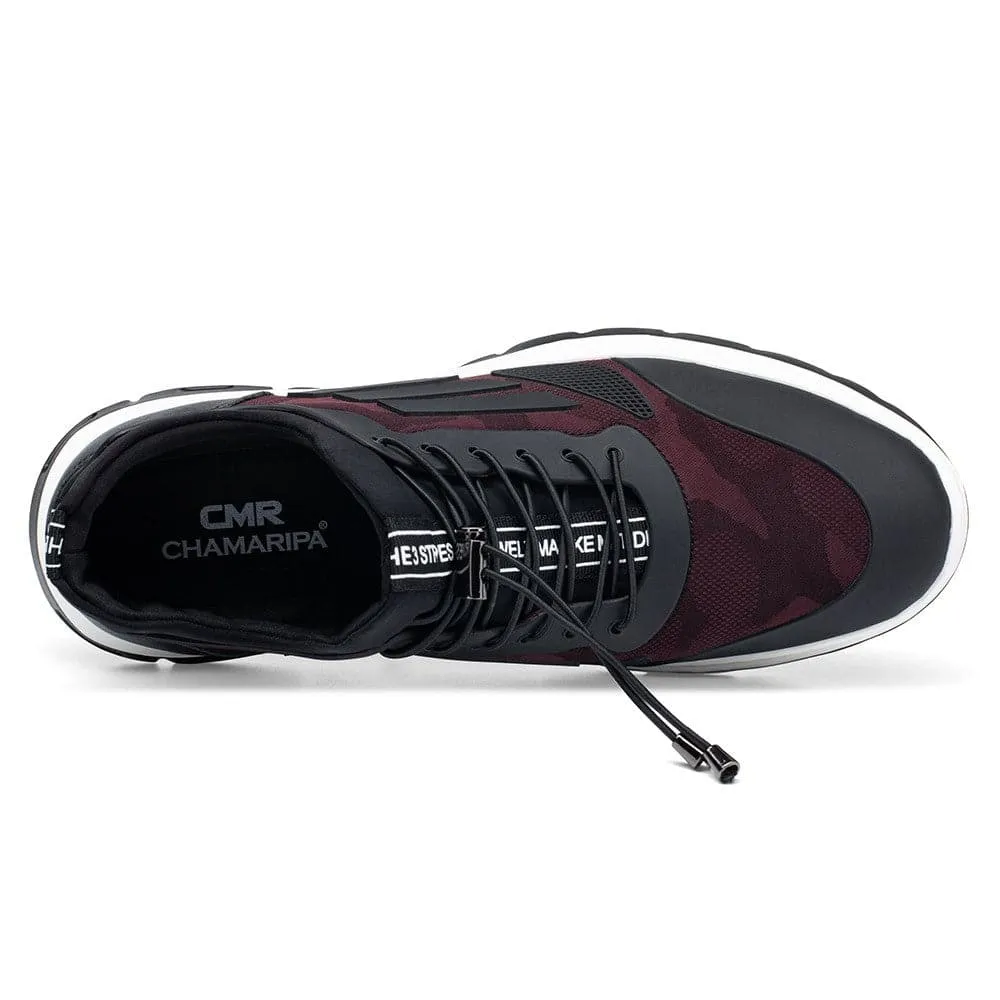 This item only ships to Europe - 6 CM / 2.36 Inches CMR CHAMARIPA Hidden Heel Sneakers Shoes Men Taller Sports Shoes
