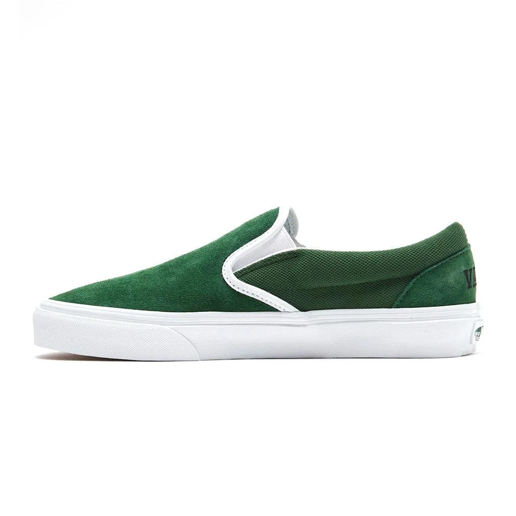 Vans Classic Slip-On Shoes - Vans Club Green/White