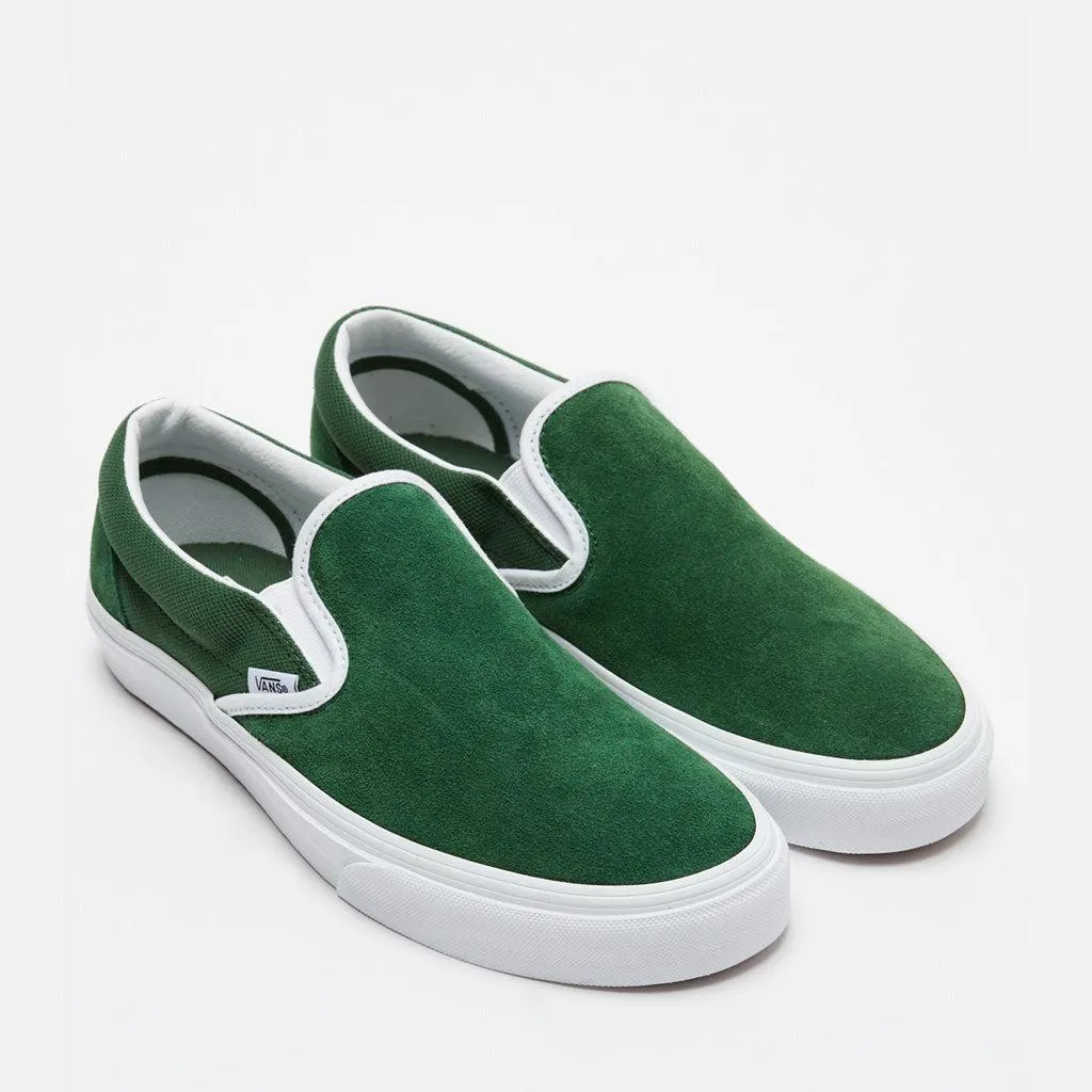 Vans Classic Slip-On Shoes - Vans Club Green/White