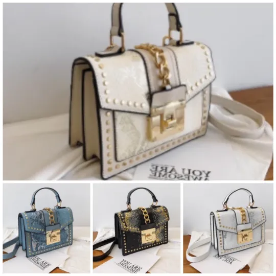 White Gold Link Purse