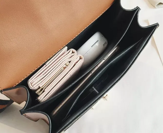 White Gold Link Purse