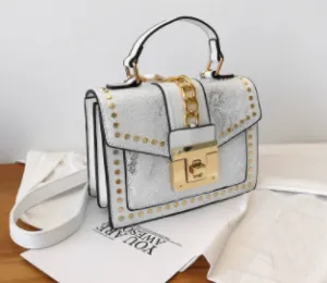 White Gold Link Purse
