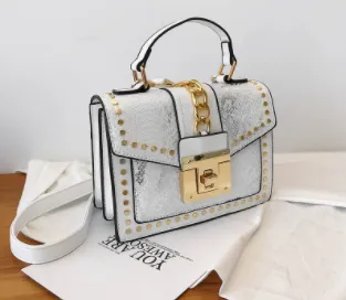 White Gold Link Purse