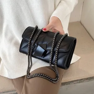 Wholesale Black Synthetic Leather Shoulder Bag JDC-SD-JiaQ100