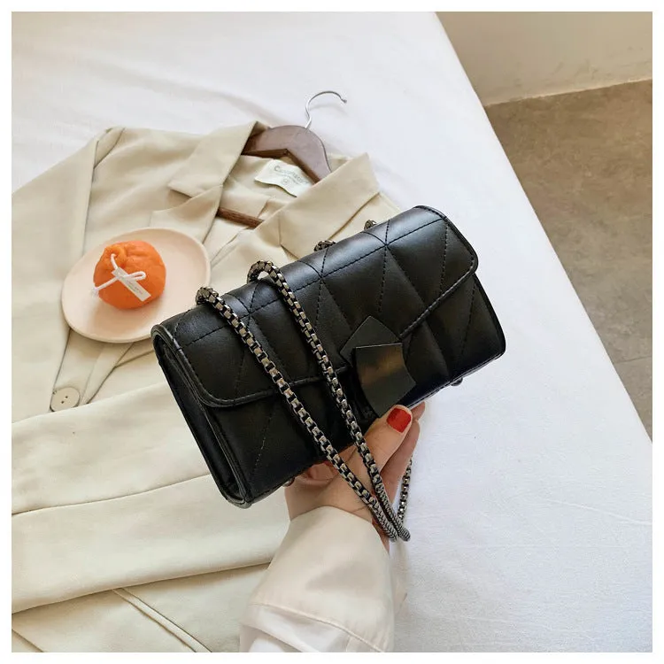 Wholesale Black Synthetic Leather Shoulder Bag JDC-SD-JiaQ100