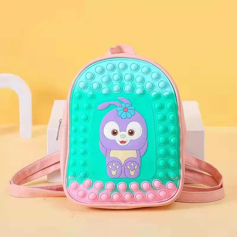 Wholesale children cartoon silicone backpack JDC-BP-Yah001