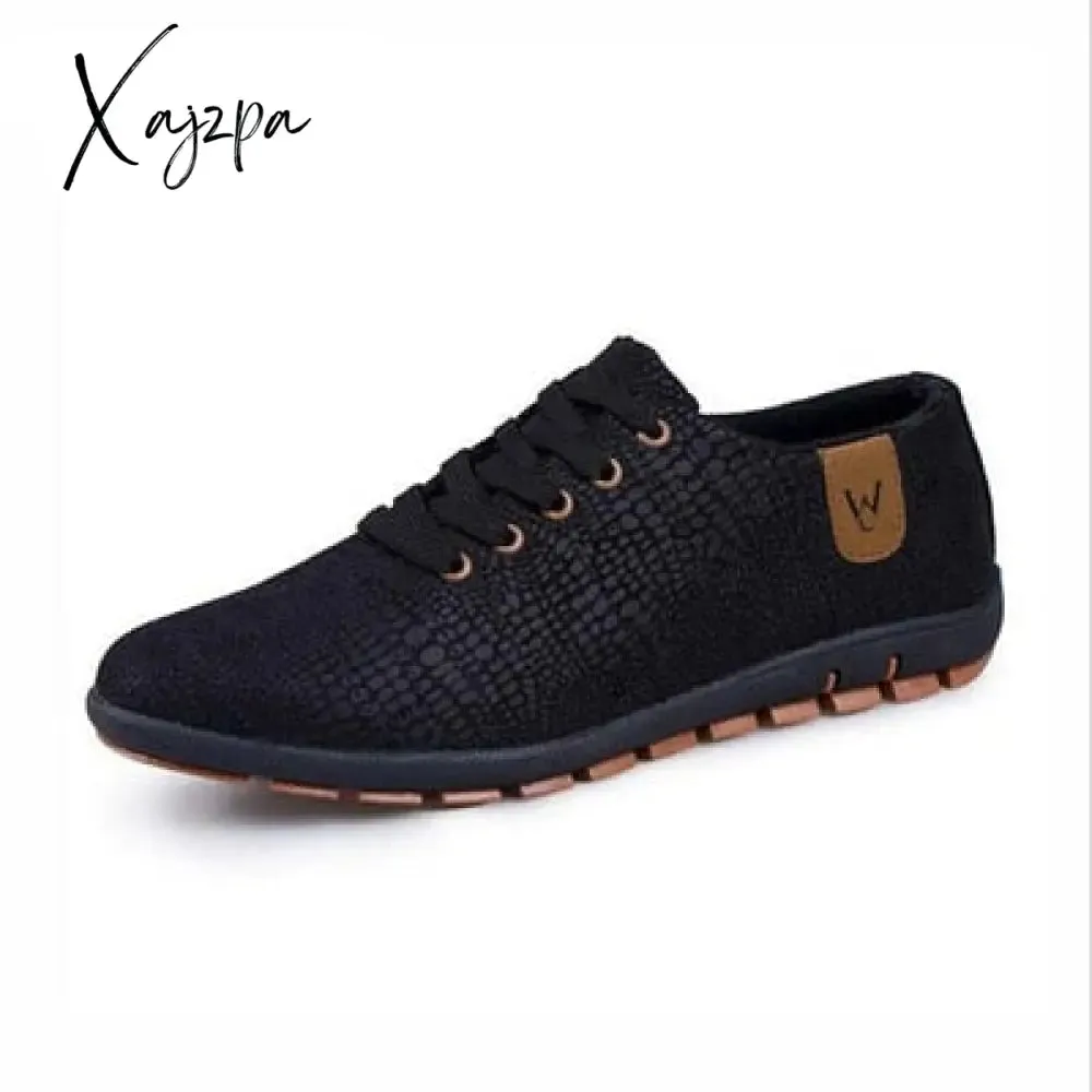 Xajzpa - Mens Shoes Casual Fashion Low Lace-up Walking Sneakers Flats Breathable Running Shoes Men Zapatillas Hombre