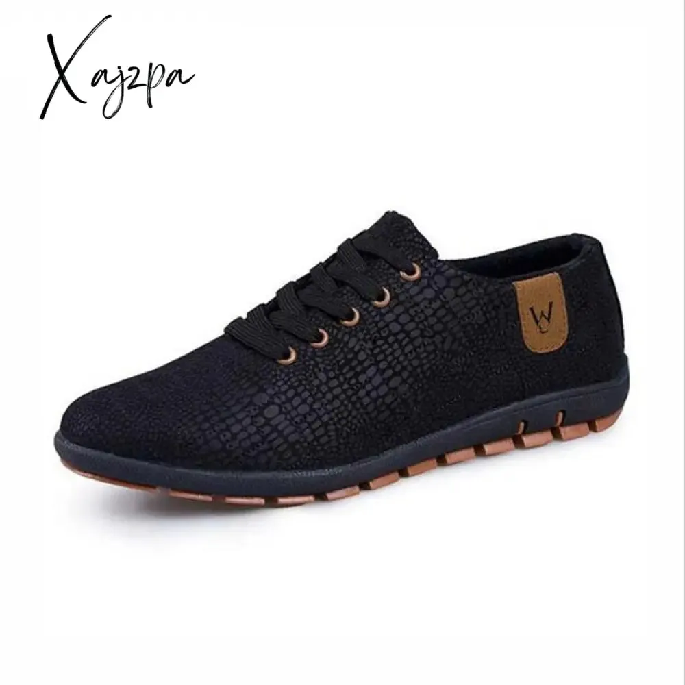 Xajzpa - Mens Shoes Casual Fashion Low Lace-up Walking Sneakers Flats Breathable Running Shoes Men Zapatillas Hombre