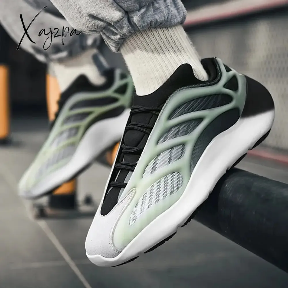 Xajzpa - Shoes for Men and Women Fashion Chunky Cushioning Sneakers Casual Luminous Noctilucent Comfortable Thick Sole Platform Wholesale