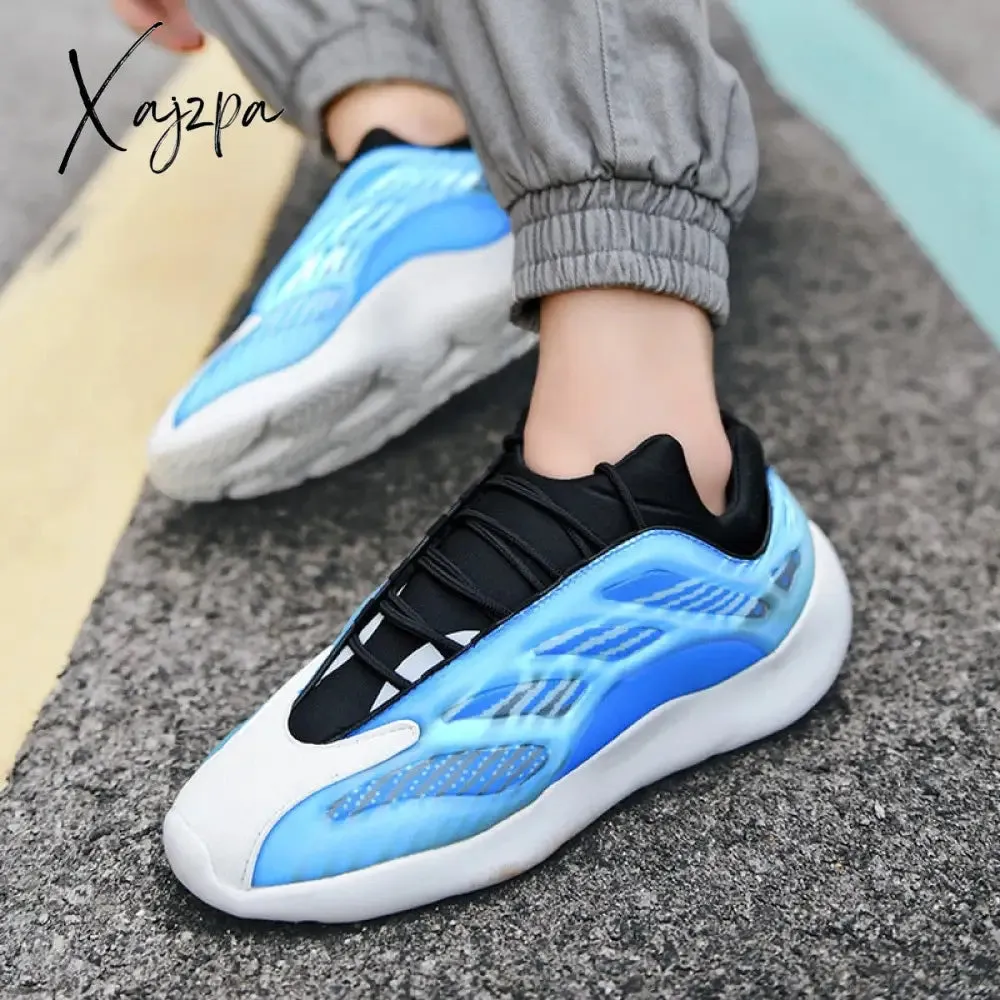 Xajzpa - Shoes for Men and Women Fashion Chunky Cushioning Sneakers Casual Luminous Noctilucent Comfortable Thick Sole Platform Wholesale