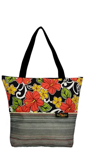 XL Mesh Tote Bag Floral `Ele`ele
