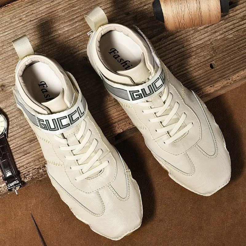 Zemo more Men Shoes Fashion Genuine Leather Loafers Breathable Autumn Comfortable Casual Shoes Outdoor Men Sneakers Shoes