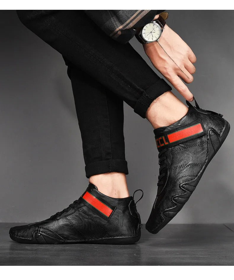 Zemo more Men Shoes Fashion Genuine Leather Loafers Breathable Autumn Comfortable Casual Shoes Outdoor Men Sneakers Shoes