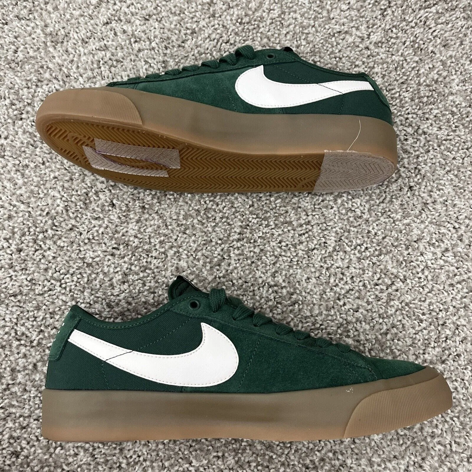 Zoom Blazer Low Green Gum Sneakers Shoes For Men